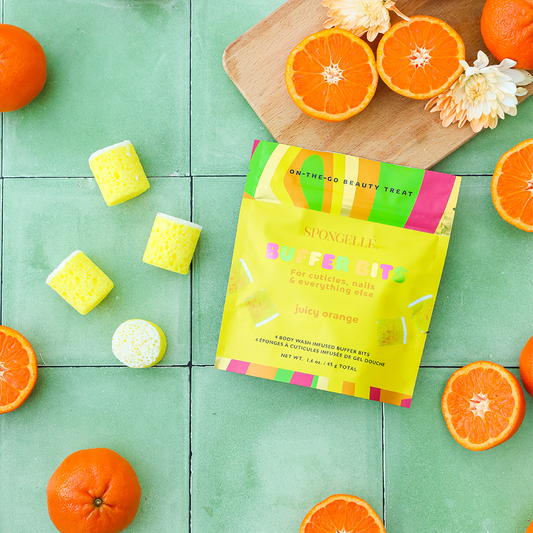 Juicy Orange PediPOP Buffer Bits | Citrus Scented | Salon 