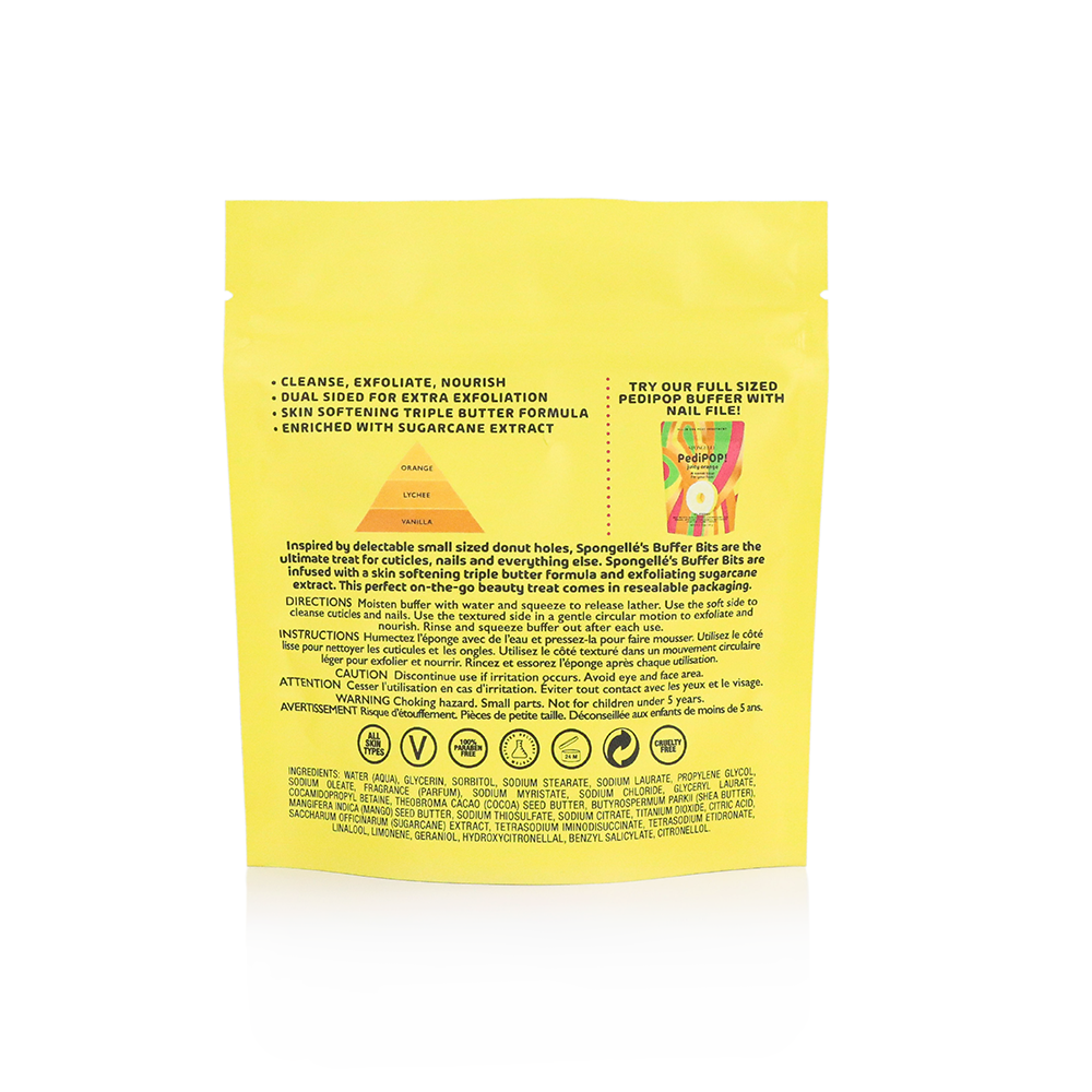 Juicy Orange PediPOP Buffer Bits | Citrus Scented | Salon 