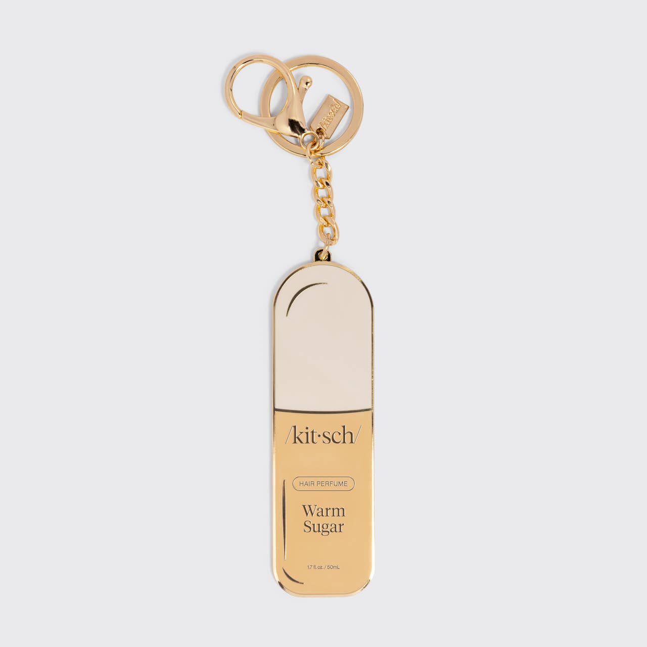 Kitsch Metal Enamel Keychain - Warm Sugar