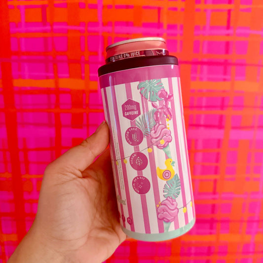 Slim Can Cooler, Cotton Candy Energy Drink
