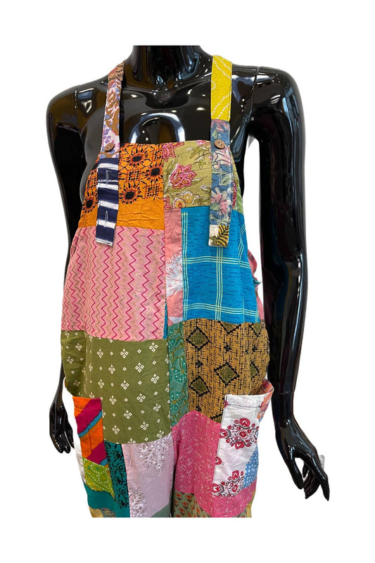 One size Multipatch Cotton Jumpsuit
