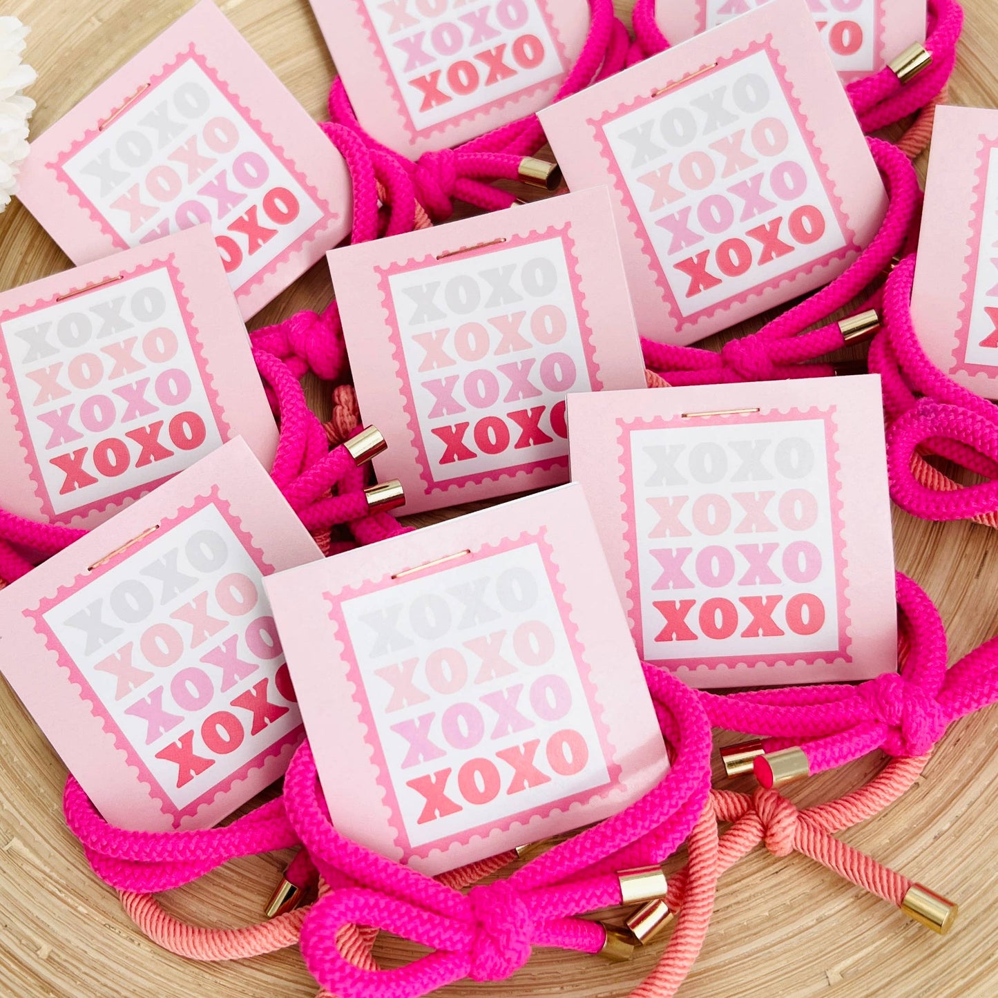 "XOXO" Double Hair Tie - Valentine's Day Thank You Gift