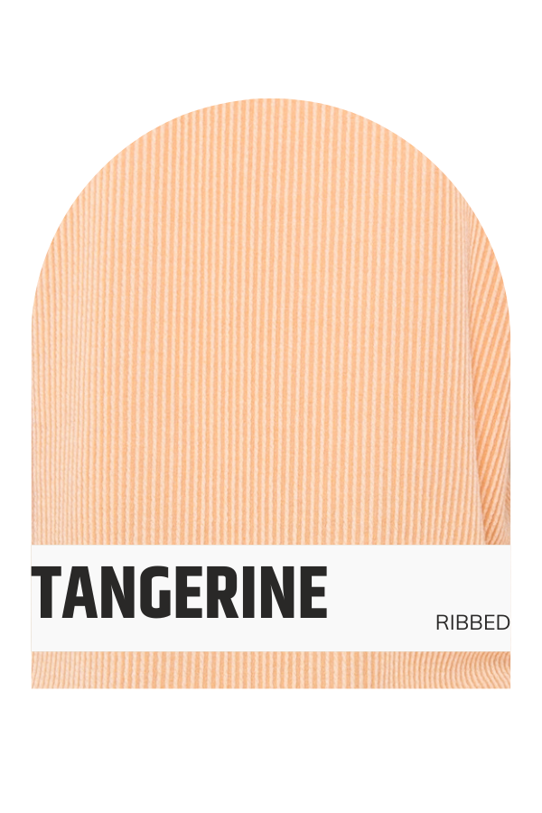 L/S RIBBED ROUND NECK TOP WITH POCKET