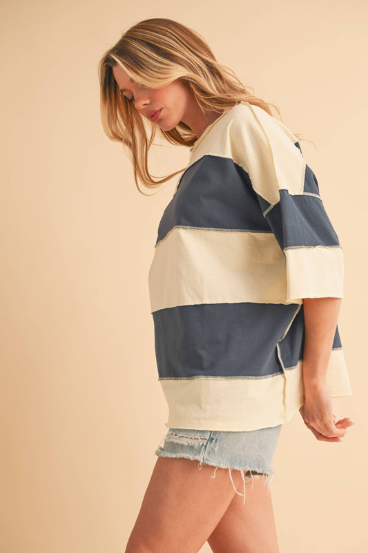 Polly Color Block Top
