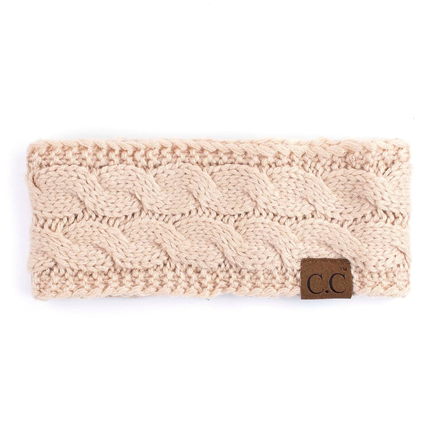 CC Cable Knit Lined Headwrap
