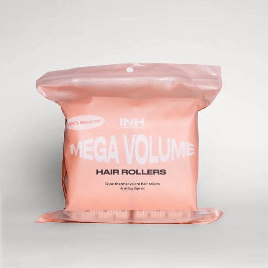 Mega Volume Hair Rollers| 12 pc hair rollers & styling clips