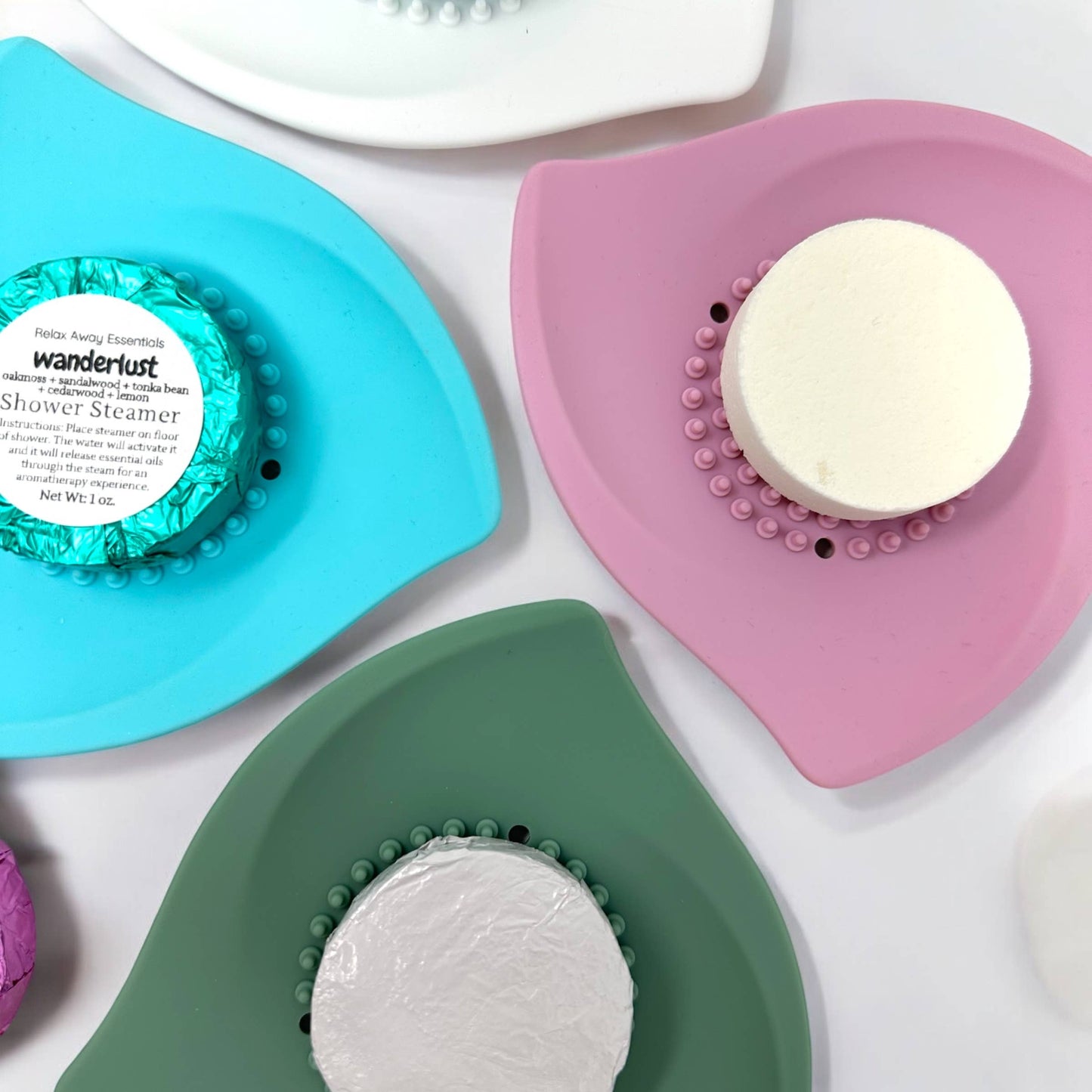 Shower Steamer Tray - Silicone Soap Tray