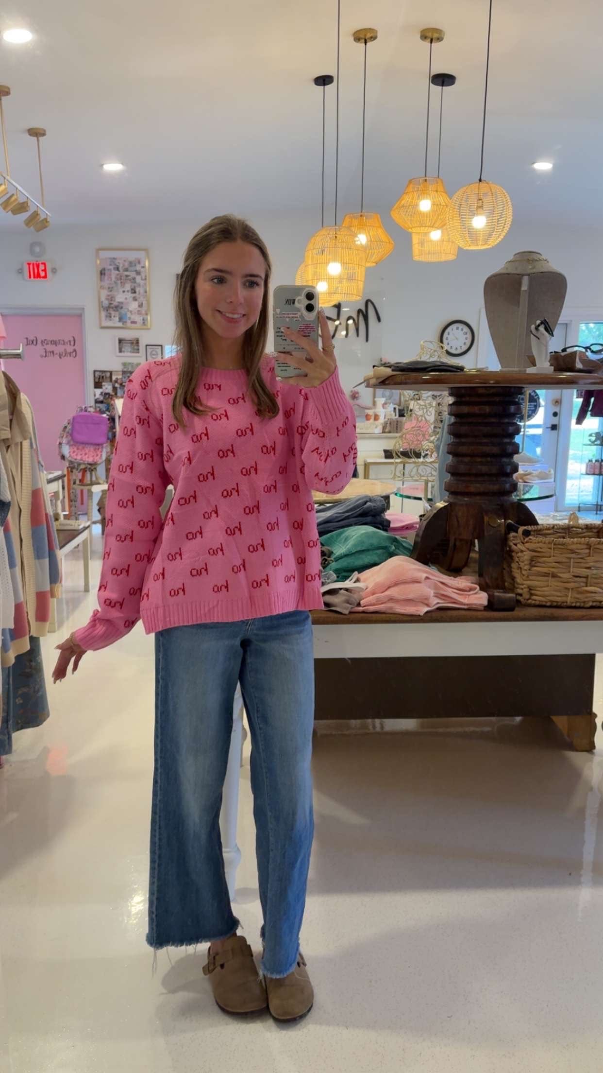 Pink Ho Ho Ho Sweater