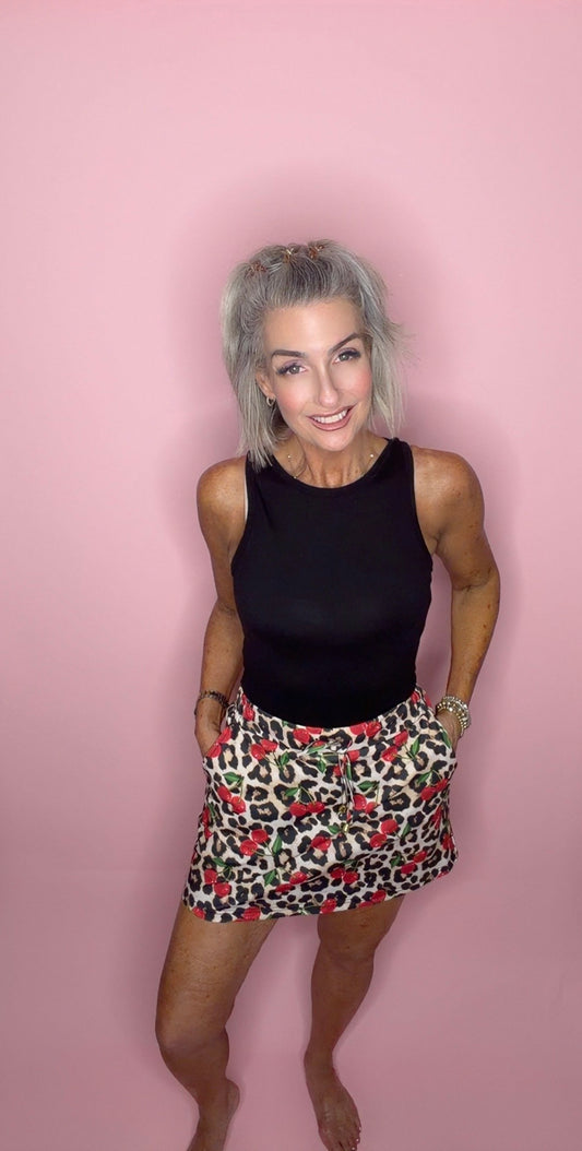 Cherries Gone Wild Skort