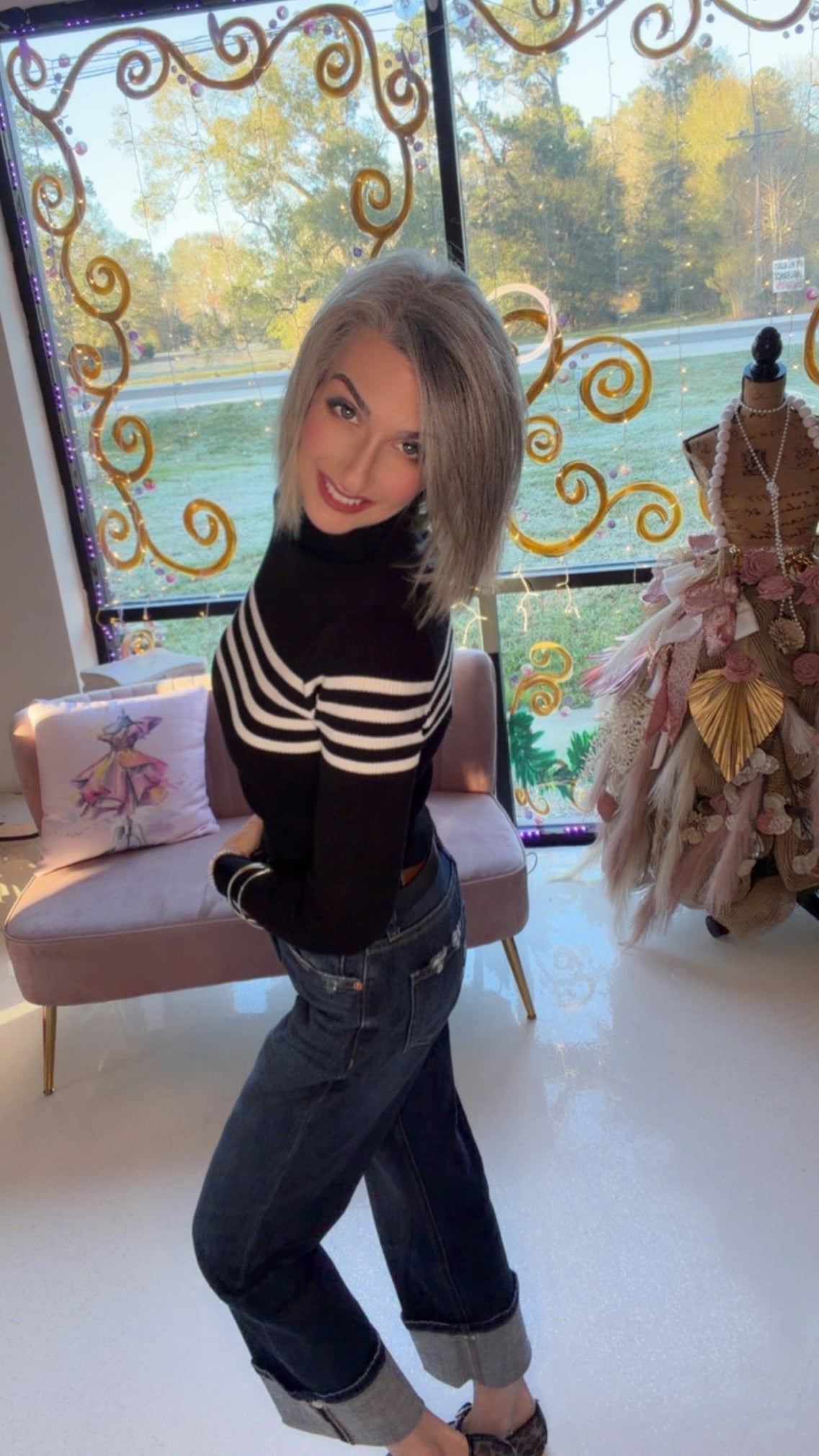 INSEAM TRANSFORM HIGH RISE RELAXED STRAIGHT LEG JEANS