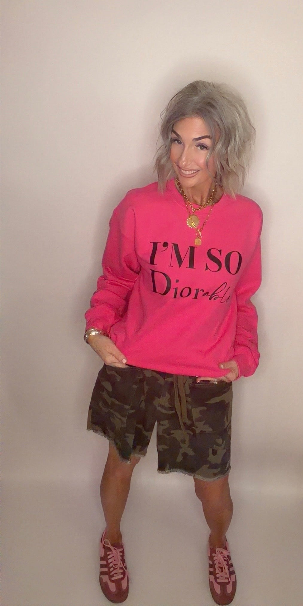 I’m So Diorable Graphic Sweatshirt   