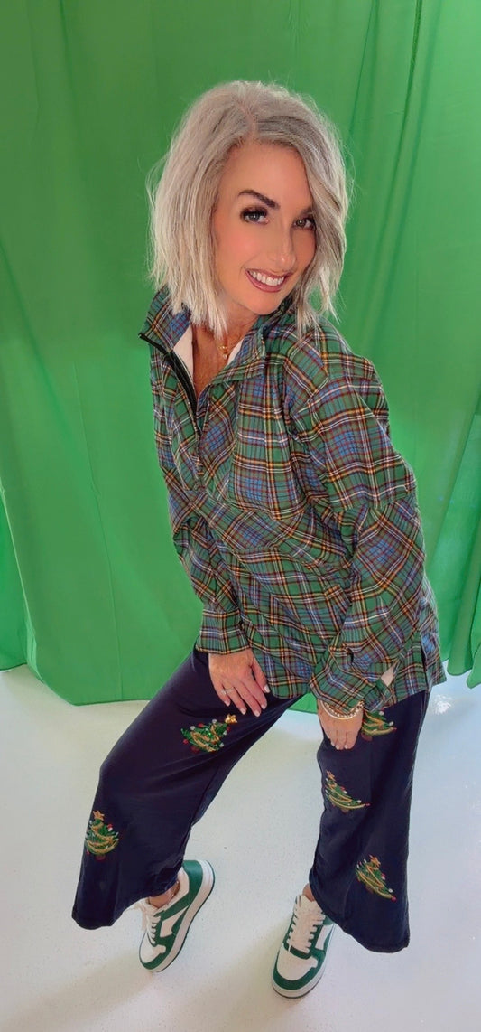 Christmas Tree Sequined Pants