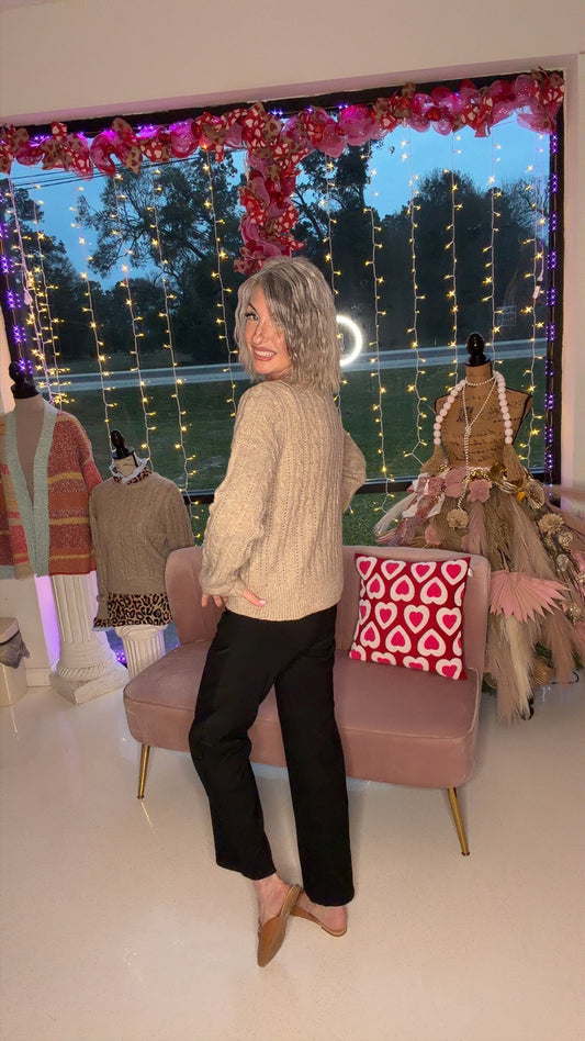 Cable Knit Sweater