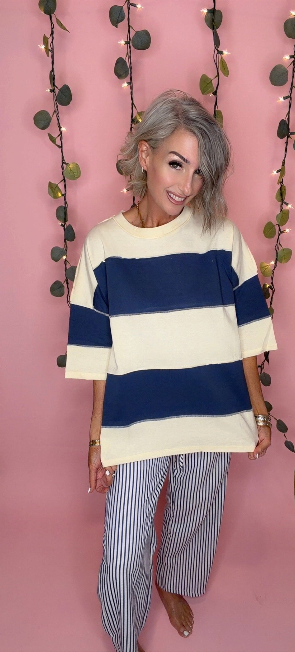 Polly Color Block Top