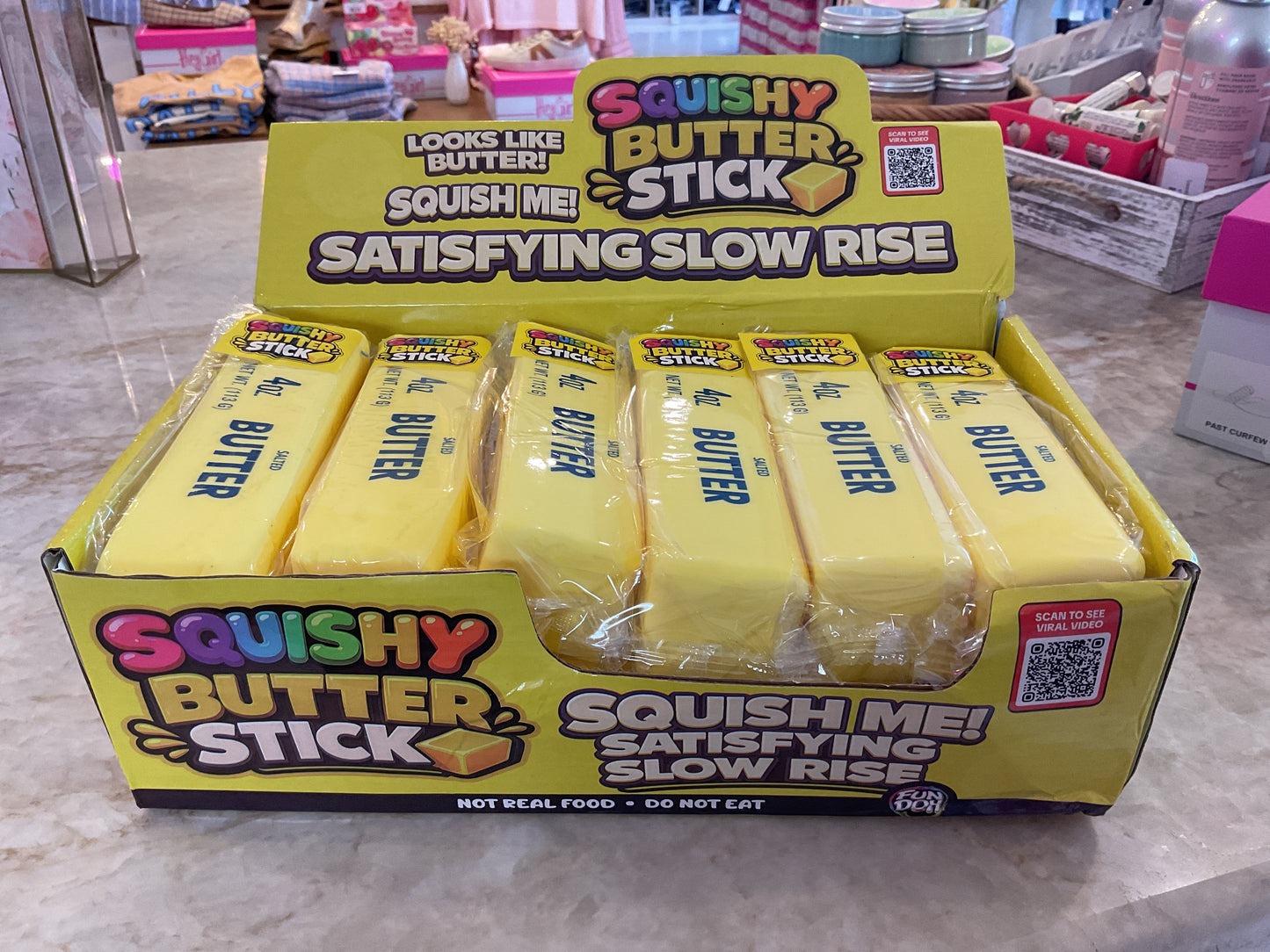 Fun Doh 6" Butter Stick Slow Rise Fidget Toy
