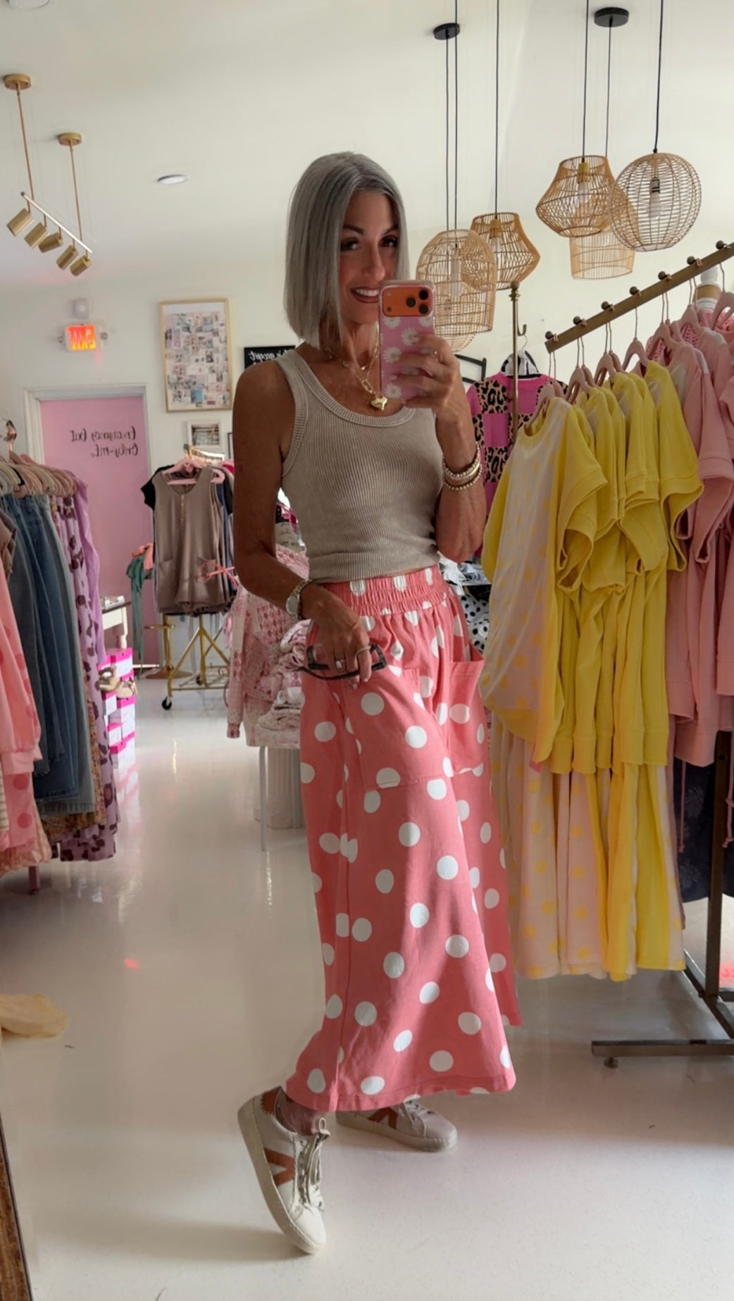 Polka Dot Pull-on Pants