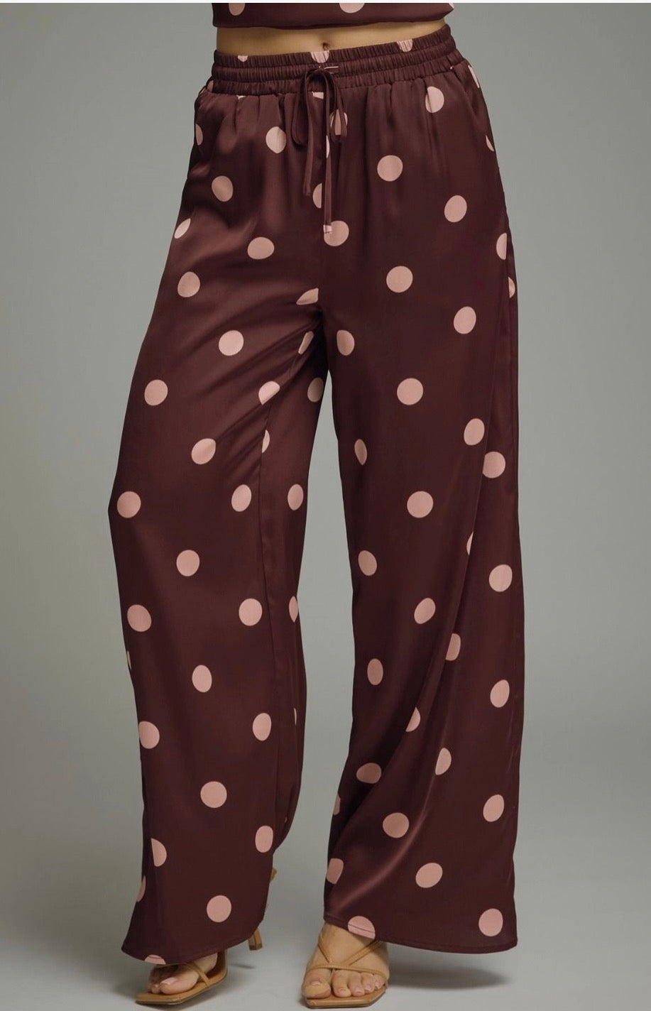 New Polka Dot Wide Leg Pants