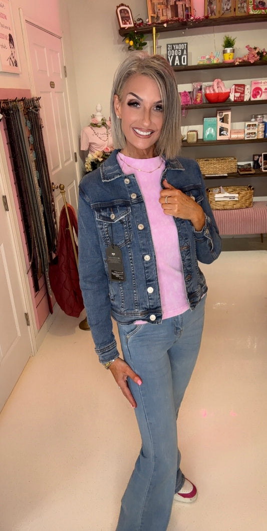 Dark Wash - Classic Denim Jacket