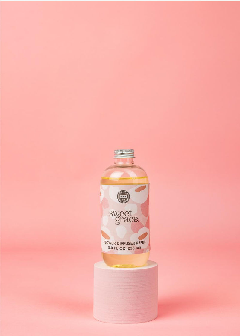 Flower diffuser refill no dye