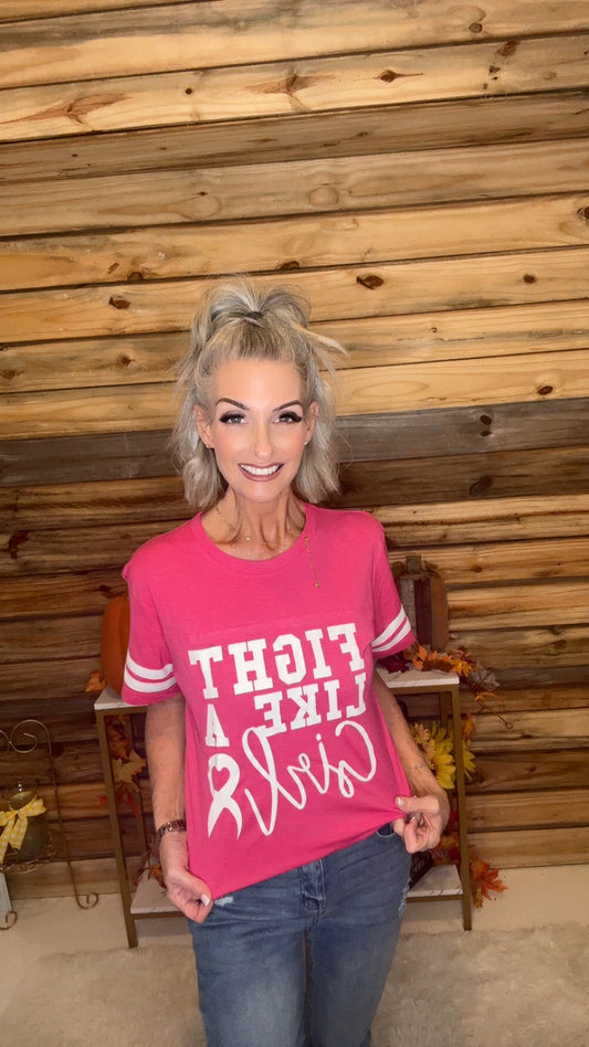 Fight Like a Girl Cancer Tee