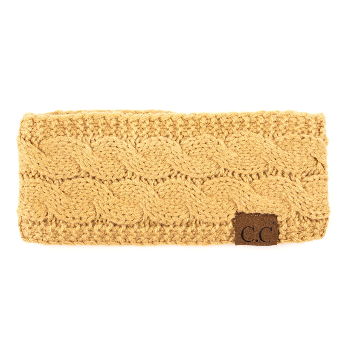 CC Cable Knit Lined Headwrap