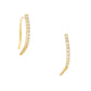 Gold Dipped CZ Embellished Ear Crawlers