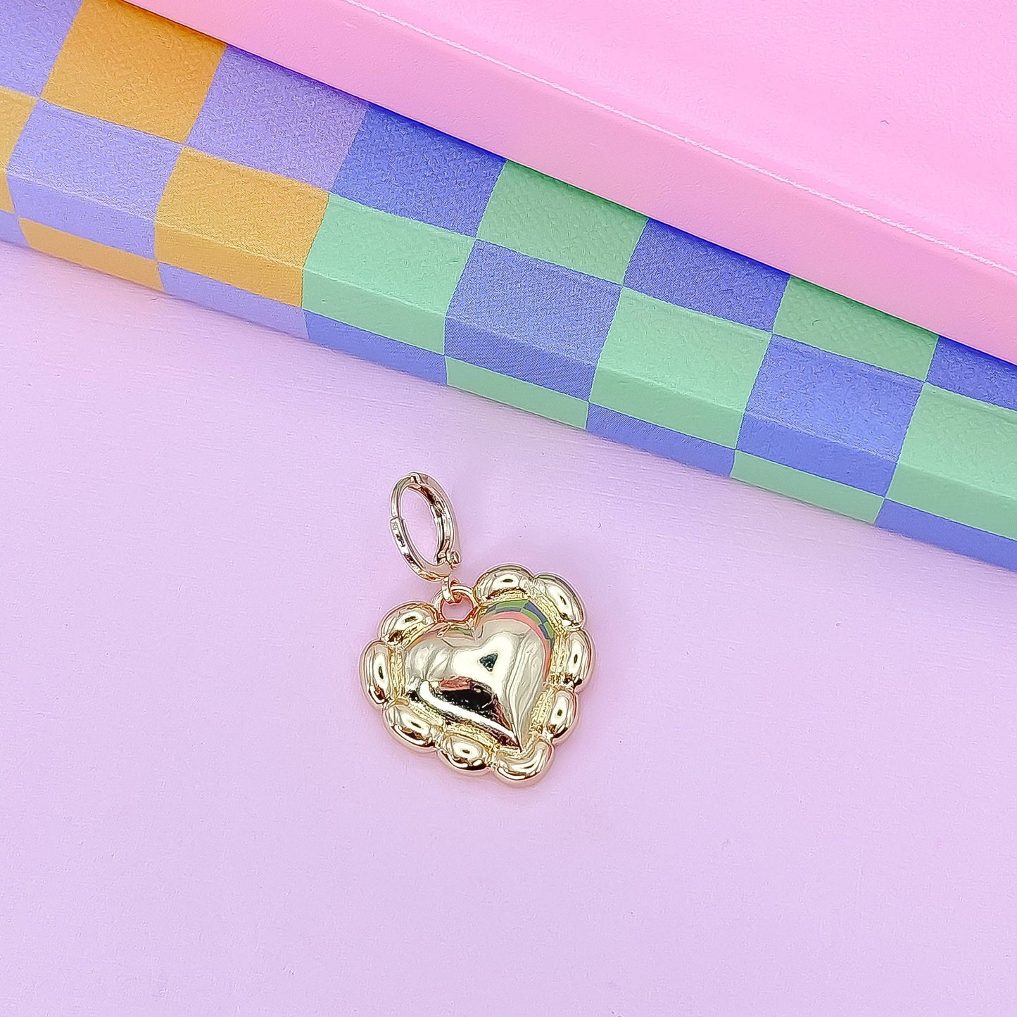 Bubble Heart Charm