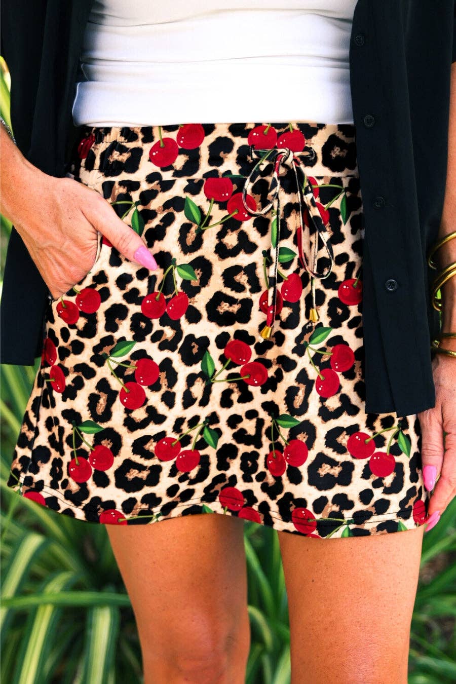 Cherries Gone Wild Skort