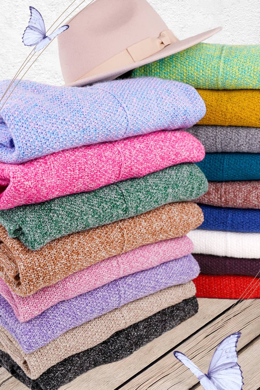 Soft Lightweight Loose Fit Textured Pullover Sweater