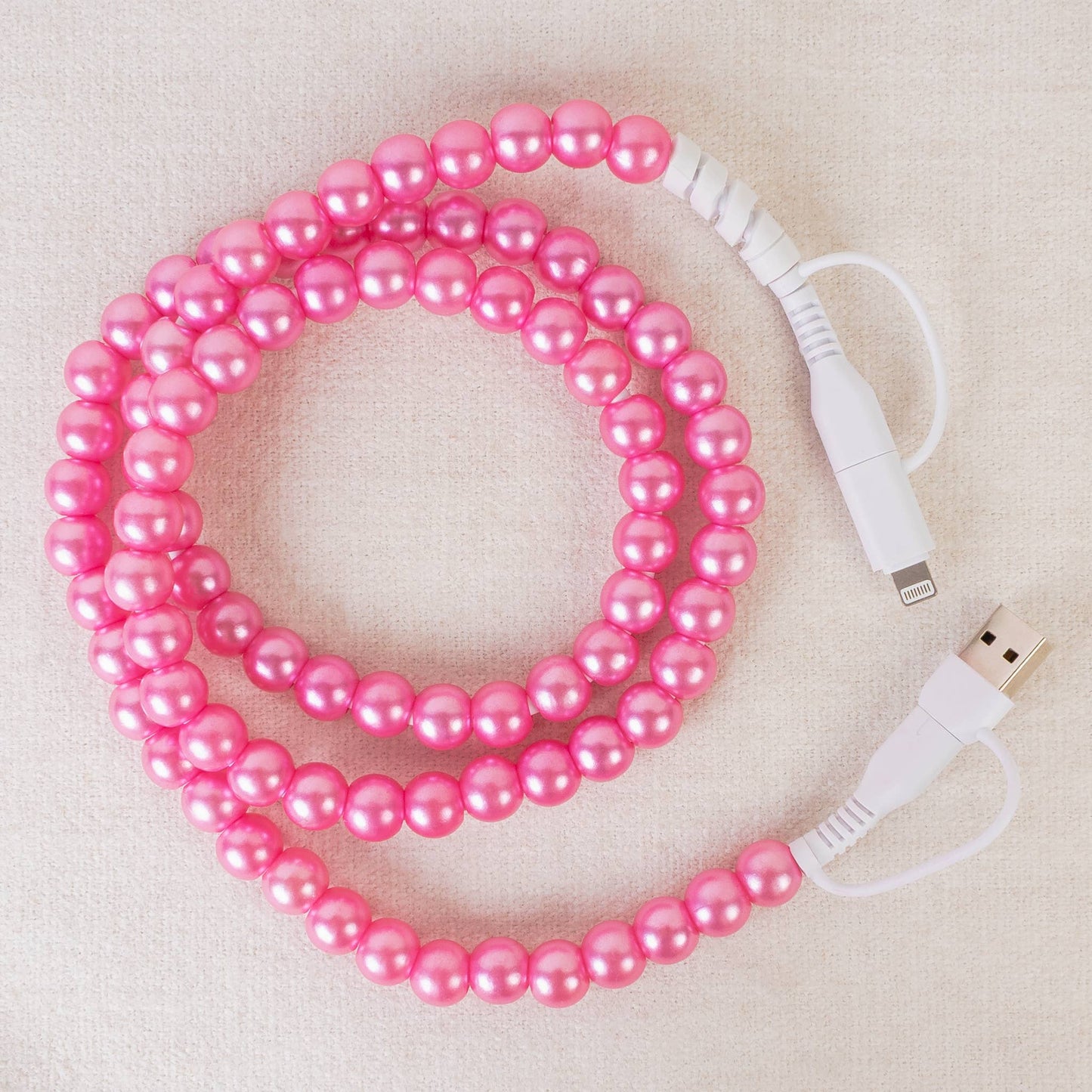 4-in-1 Beaded Charging Cable