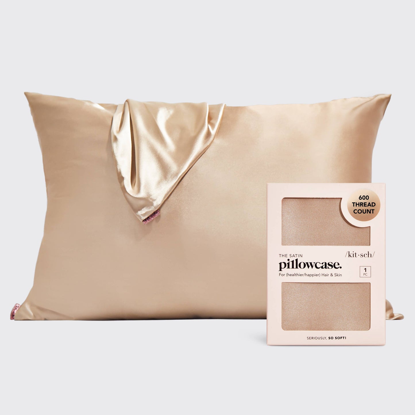 Satin Pillowcase Standard - Champagne