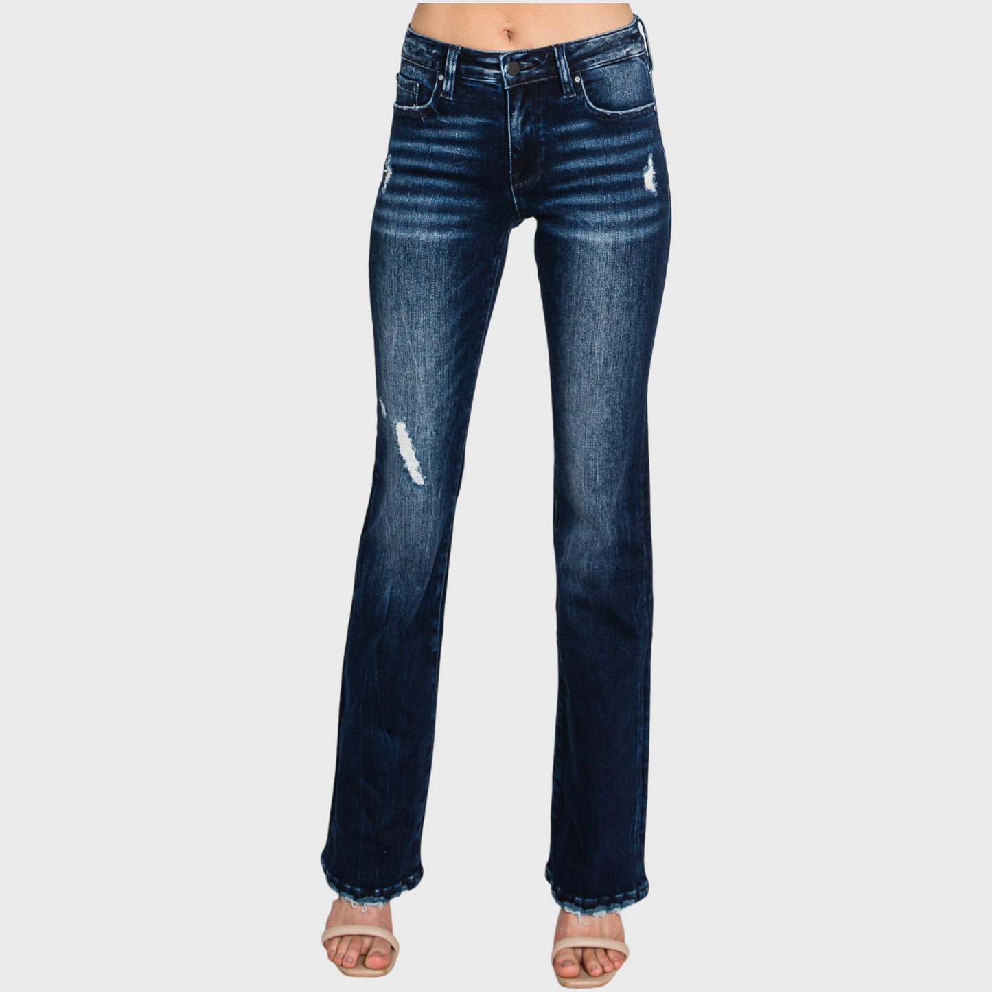 Petra DK MID RISE STRETCH CLASSIC BOOTCUT JEANS