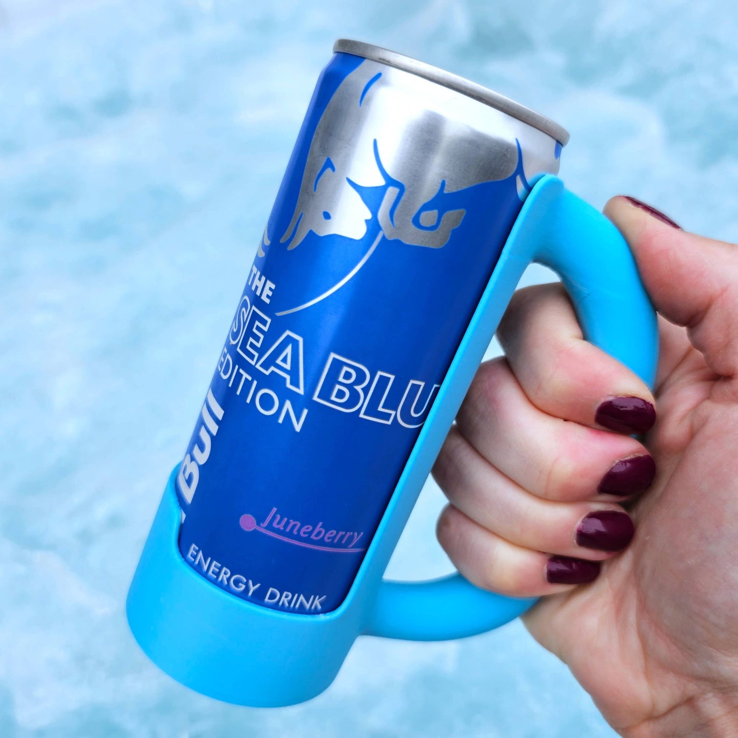 8.4 oz. SMALL Mini Redbull Slim Can Holder Handle