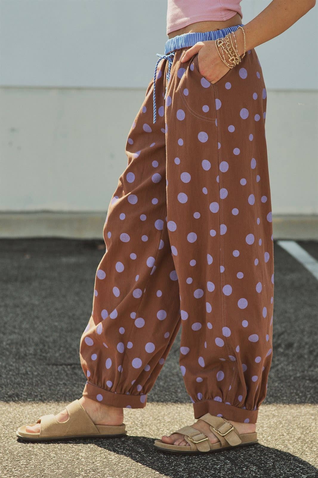 Retro Candy Pop Polka Dot Pants