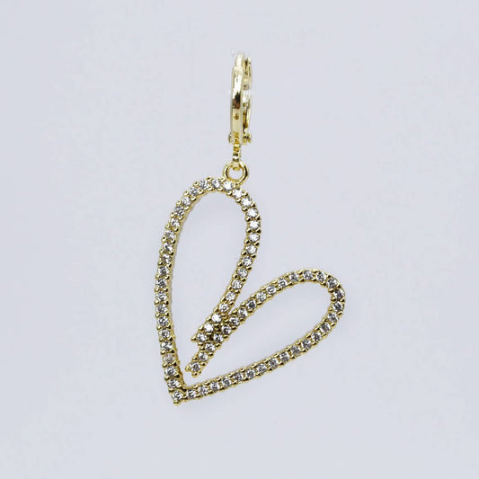 Big Tracing Heart Charm