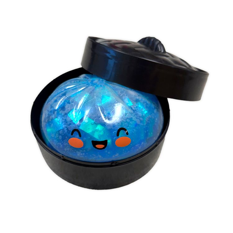 Fun Doh Glow In Dark Mystery Dumpling Squishy Black Basket