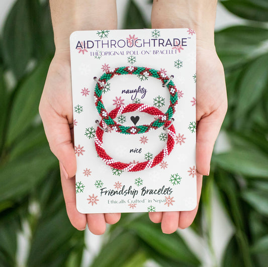 Mistletoe (Christmas) Roll-On® Friendship Bracelets
