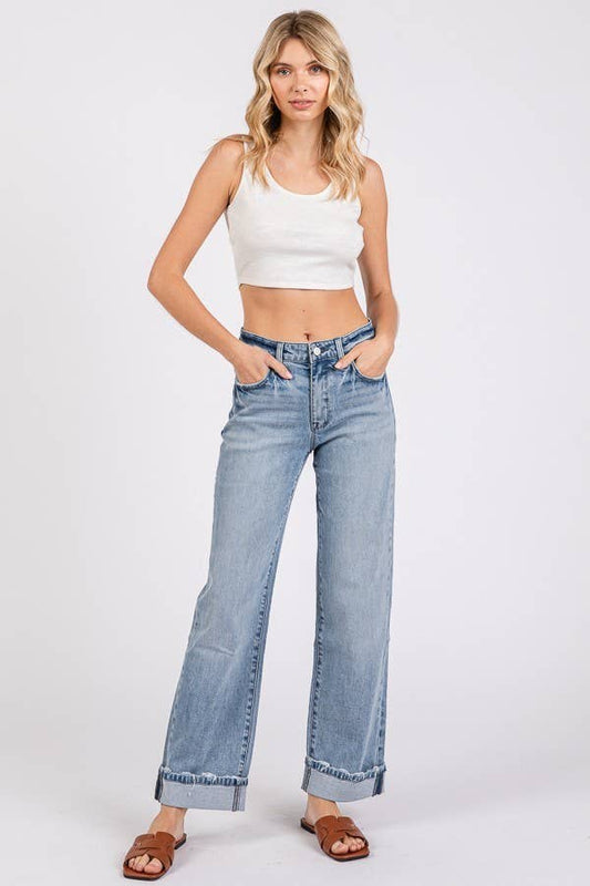 SUPER SOFT TOUCH LOW RISE COMFORT BAGGY STRAIGHT