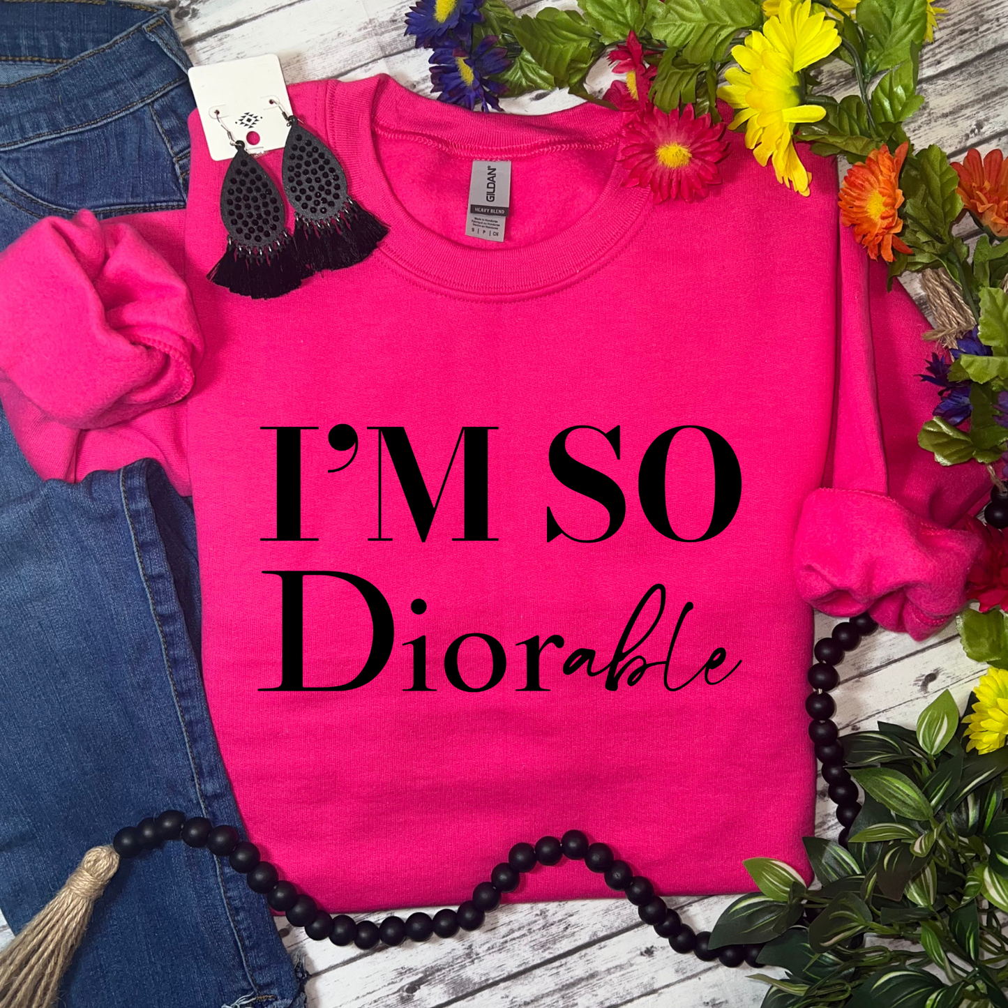 I’m So Diorable Graphic Sweatshirt   