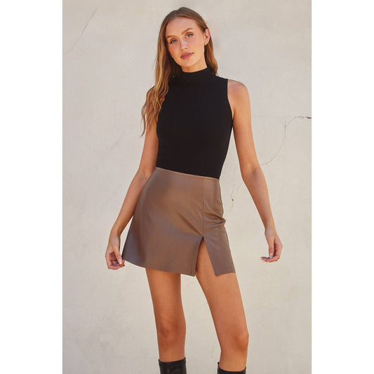 Turtleneck Tank Knitted Bodysuit