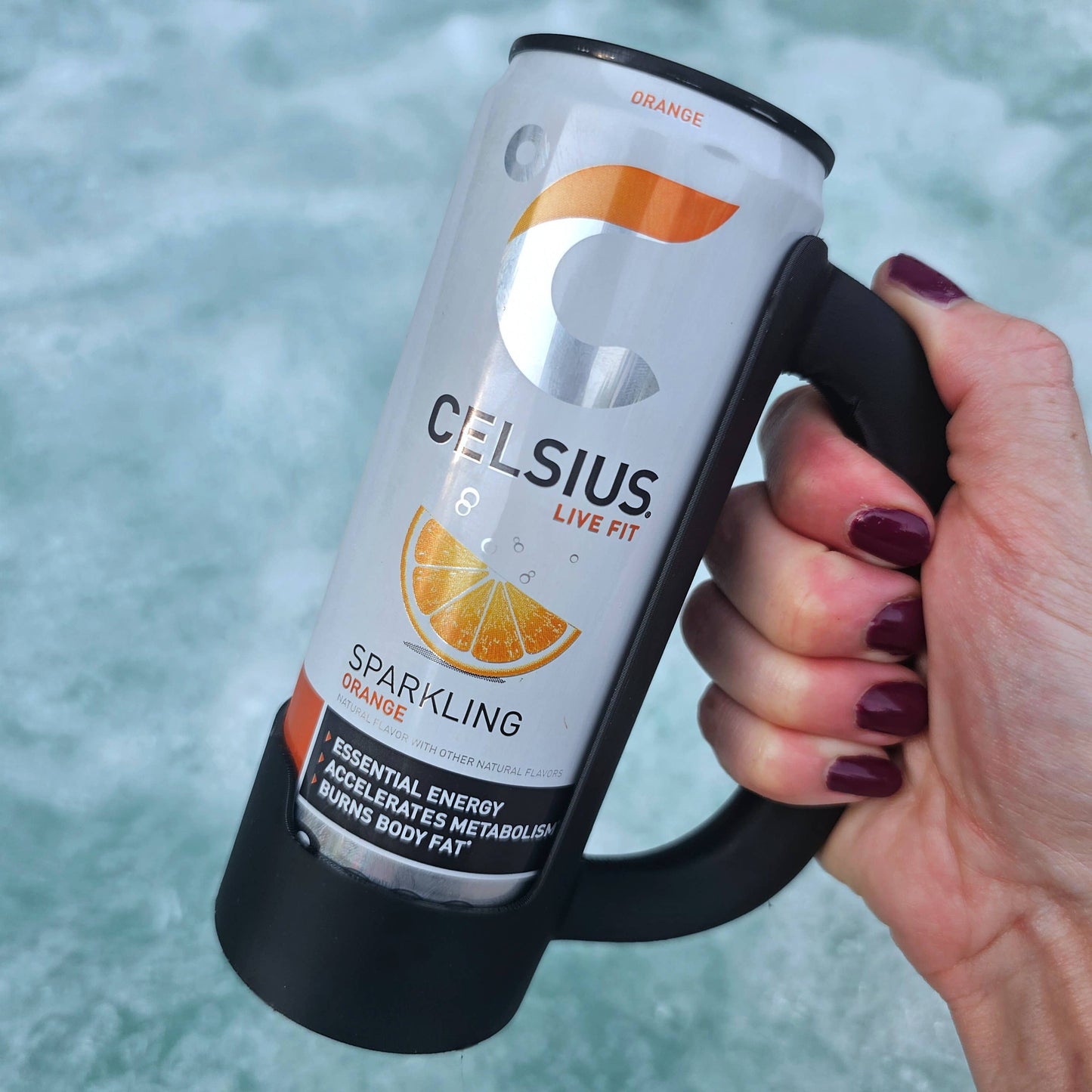 12 oz Slim Can Holder Handle Redbull, Alani Nu, White Claw