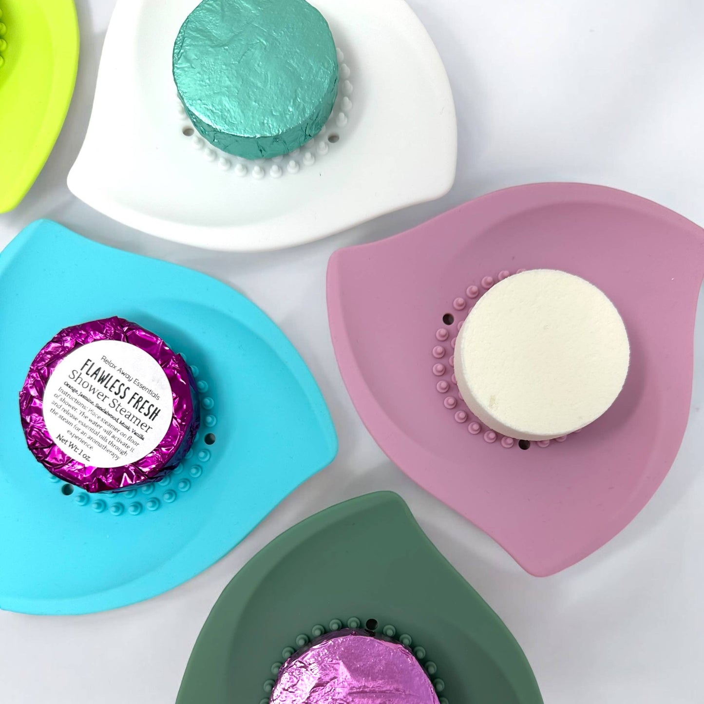 Shower Steamer Tray - Silicone Soap Tray