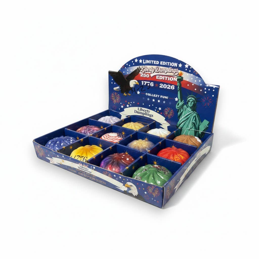 Limited Edition Liberty Dumplings –Americana Squishy 12ct