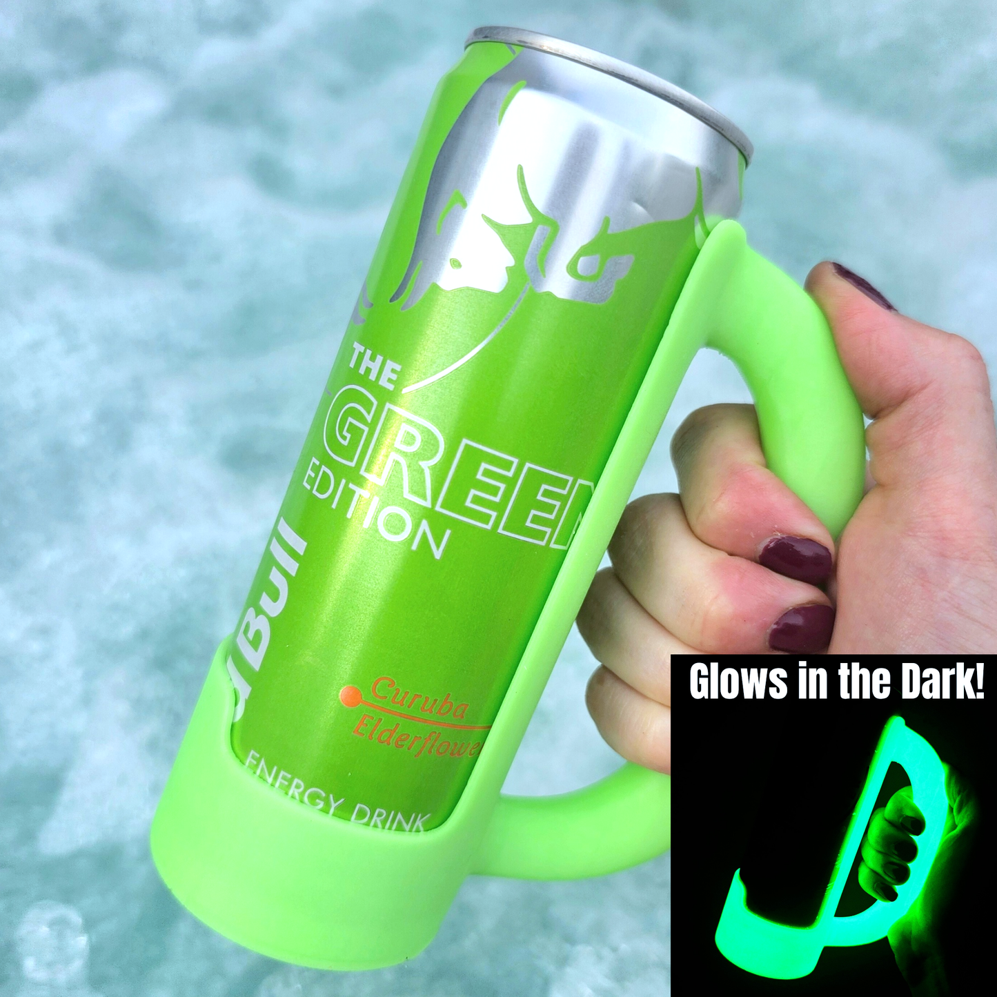 12 oz Slim Can Holder Handle Redbull, Alani Nu, White Claw