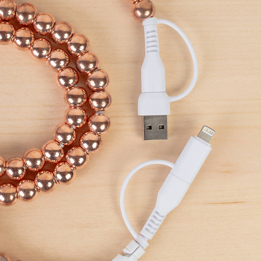 4-in-1 Beaded Charging Cable