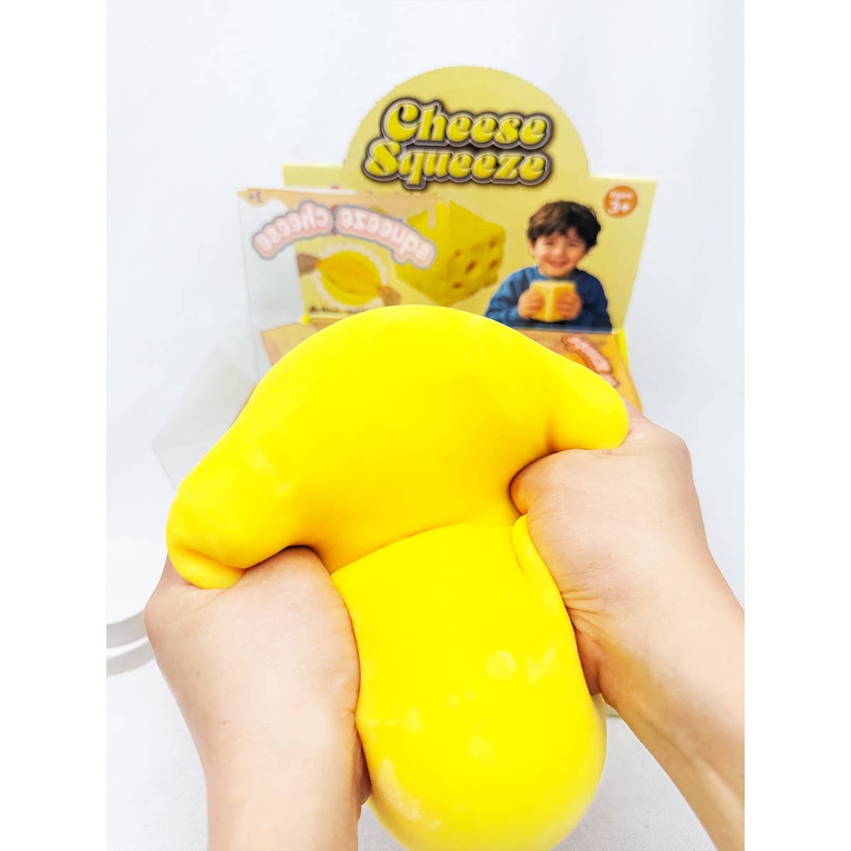 Viral Jumbo Cheese Squishy Toy