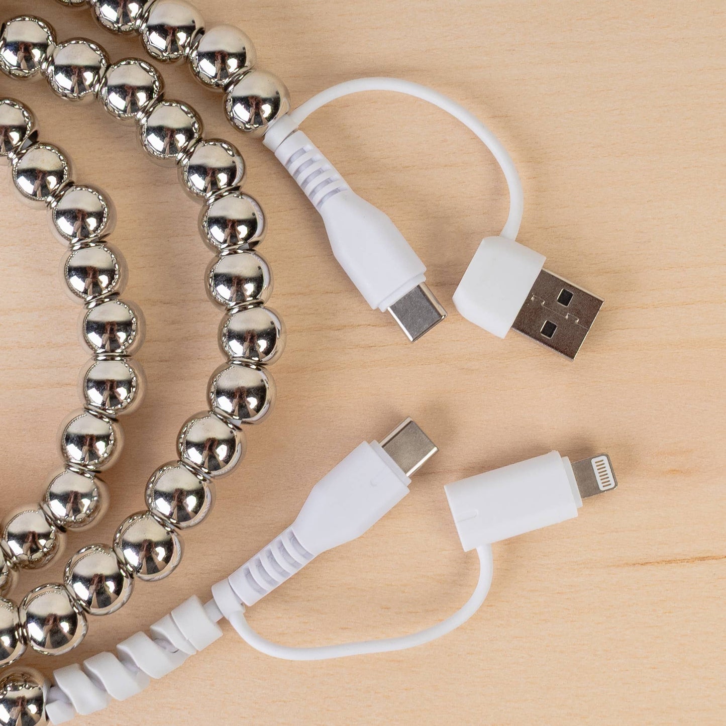 4-in-1 Beaded Charging Cable 
