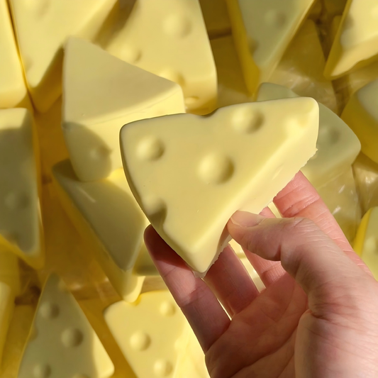 Cheese-Shaped Foam Slow-Rebound Squeeze Toy