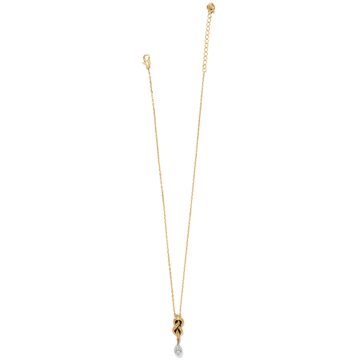 Interlok Single Knot Drop Necklace