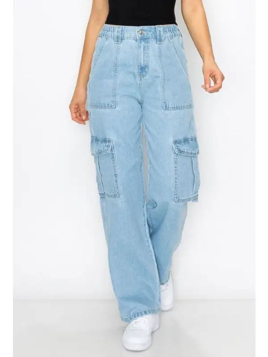 Teen Skaters Denim Cargo Pant